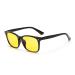 Houson computer glasses anti blue light protective glasses gaming glasses anti-glare anti-reflective anti-fatigue blocking UV glasses headache anti-eye load (yellow lens)