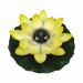 Solar Flower Light Artificial Lotus Shape Garden Pool Lamp Night Light Solar Pool Light Creative Solar Light (Color : Pink) (Yellow)