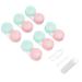 6-part contact lens housing with tweezers and applicator transparent window compact and portable solid plastic material for outdoor trips