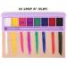 Yeweian 8 Colors Water Activated Eyeliner Palette - Hydra Graphic Neon Face Paint Set - Buy Online on GoSupps.com