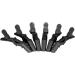 DEATTI Crocodile Alligator Hair Clips 6 Pcs Hairdressing Sectioning Clamp Hair for Salon or Barber Shop Black - Buy Online on GoSupps.com