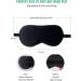 2 Pack 100% Pure Silk Sleep Mask Set - Adjustable Strap, Blocks Light, Reduces Puffy Eyes - BeeVines Eye Shade Cover - Ideal for Sleeping - Black & Pink - Buy Online on GoSupps.com