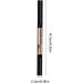 Eyebrow Liner Pencil - Double-Ended Ultra-fine Eyebrow Pencil | PAuto-Rotating Eyebrow Pencil Waterproof Eyebrow Makeup Pencil Liner for Lasting Eyebrow Makeup Light Brown - Buy Online on GoSupps.com