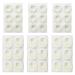 Healifty 6 sheets Practical Patches Anti Beige Bunion Self-adhesive Callus Stick Food Callous Soft Pads for Thick Supplies Stickers Bottom Painless Feet Calluses Removers Cushions Care 5.7X4.3cm Beige