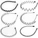 CLSSLVVBN Headbands for Men Wavy Hairband Spring Hair Hoop Non Slip Reliable Beauty Tools Gifts Outdoor Sports Fashion Yoga Bathing Type 6 - Buy Online on GoSupps.com