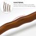 Beaupretty Deep Tissue Massage Roller Set - Bamboo & Beech Wood Thai Trigger Point Roller for Ultimate Relaxation - Buy Online on GoSupps.com