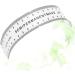 NOLITOY 4 Pcs Flexible Eyebrow Measure Curved Ruler Semi Eyebrow Ruler Tool Eyebrow Trimming - Buy Online on GoSupps.com