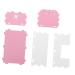 INOOMP 1pc Hamster Toilet Proof Leakproof Toilet Guinea Pig Toilet Chinchilla Bath Pet PVC Detachable 15x10cm Pink