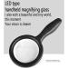 Lighted Magnifier for Macular Degeneration Reading Glasses for Seniors Welding Check Coin Jewelry Explore Advanced Reader Magnifier 20X Reading Magnifier - Buy Online on GoSupps.com