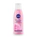 NIVEA MicellAIR 2 in 1 Rose Water Cleanser & Toner (200ml) Micellar Cleansing Water Toner + Cleanser Waterproof Makeup Remover Rose Water Toner for Thorough Cleansing