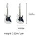 ZHOUMEIWENSP Retro Guitar Hairpin Set - 2PCS Metal Hair Clips for Punk Style Hairdos (White) - Buy Online on GoSupps.com