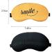 BOLAGAR Funny Sleep Eye Mask- Soft Blindfold for Women & Men | Adjustable Head Strap | Light Blockout Travel Sleep Mask in Yellow - Buy Online on GoSupps.com