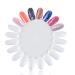 Lurrose 10pcs Acrylic Wheel False Nail Display Tips - Nail Art Swatches for Practice & Color Showcase | International Shipping - Buy Online on GoSupps.com