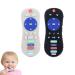 2 Pcs Teething Toy for Babies Remote Control Shape Teething Newborn Educational Sensory Teethers Teethers for Babies Boys Girls Baby Silicone Chew Toy Ideal Baby Thoughtful Gift 2TV