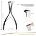 TRITAM Tape in Hair Extensions Pliers Multifunctional Film Pliers Hair Extension Pliers Stainless Steel Flat Surface Extensions Tape Sealing Clamp Pliers Tool - Buy Online on GoSupps.com