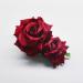SOLUSTRE Flower Hairpin Rose Hair Clip Elegant Flower Bobby Pin Women Rose Flower Hair Accessories for Ladies Girls Valentines Day Decoration Wine Red - Buy Online on GoSupps.com