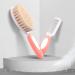 Baby Hair Brush and Comb Set for Newborns & Toddlers - Soft Goat Bristles, Ideal for Cradle Cap | Pink - Perfect Baby Registry Gift - Buy Online on GoSupps.com