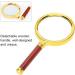 Portable Magnifier for Old Portable Magnifier 10X Magnifier with Detachable Wooden Handle for Reading Jewelry Small Gift - Buy Online on GoSupps.com