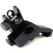 GOTICAL 45 Degree Offset Flip Up Sight - Low Profile Design Front and Rear Flip Up Sights in Black - Buy Online on GoSupps.com