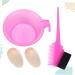 FRCOLOR Hair Dyeing Tools Hair Dyeing Supplies 2 Sets Tools Oil Bowl Two Sides Hair Dyeing Brush Hair Coloring Kit - Buy Online on GoSupps.com