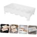 ETHZZLE Egg Carton 2pcs Egg Storage Box Refrigerator Organizers and Storage Egg Tray White Dog Plastic Kitchen Supplies - Buy Online on GoSupps.com