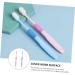 PopetPop Soft Toothbrush Set - 2 Micro Hand Toothbrushes for Adults Ideal for Pregnant Women - Comfortable Grip & Gentle Cleaning - Buy Online on GoSupps.com