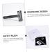 Beavorty 1 Set Manual Razor for Women Metal Safety Razor Stand & Facial Beard Razor Ideal for Smooth Shaving | International Shipping Available - Buy Online on GoSupps.com