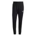 adidas Men's Pants Essentials Fleece Regular Tapered M Black / White