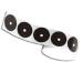 Bank Shot Billiards Set of 15 Pool Table Spots That Stick - Made in USA