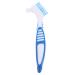 Turtle Shell Cleaning Brush Reptile Cleaning Brush Denture Brush for Shell Grip Cleaning Brush Double-side Tortoise Food Bristle Brush Household Plastic