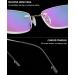 Magimodac Rectangular Frameless Titanium Reading Glasses for Men & Women - Gray 2.0 Dioptria Visual Aid - Buy Online on GoSupps.com