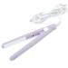 Mini Curling Iron Mini Hair Straightener and Curler 2 in 1 Portable Travel Hair Straightener for Short Hair Hair Styling Tools Purple