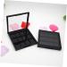 FOYTOKI 4 Pcs 12 Empty Eyeshadow Palette Empty Eyeshadow Dish Depotting Makeup Containers DIY Empty Black - Buy Online on GoSupps.com