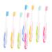 Mobestech 8th travel toothbrush caricature hiking toothbrush foldable toothbrush brass toothbrush toothbrush tools for oral care oral accessories portable cleaning brush travel