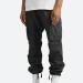 Men's Relaxed Fit Khaki Cargo Pants - Slim Beach Work Streetwear with Zipper Pockets | Black, Small - Buy Online on GoSupps.com