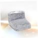 Inoomp Foot Matte Winter Shoes - USB Heated Plush Slippers & Foot Warmers for Ultimate Comfort | Soft Gray Heating Mat & Cushions for Office & Home - Buy Online on GoSupps.com