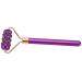 18 Germanium Stones Face Massage Roller - Portable Facial Care Tool for Home & Gifts | Purple - Buy Online on GoSupps.com