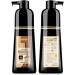 Royal Glow Hair Colour Shampoo 200ml | Natural Ingredients | Vitamin B5 | 3-in-1 | Men & Women in 5-Minute (Brown) - Buy Online on GoSupps.com