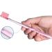 Zumaha Compact Toothbrushes - Ergonomic Travel Toothbrush Set for Men & Women | 10 Medium-Hard Bristle Brush Heads - Buy Online on GoSupps.com