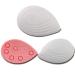 Electric Breast Massager for Woman Wireless Smart Electric Breast Massager Squeeze Water Washable with Remote Control with 500MA Battery for Breast Care White