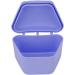 Buy Moum Routes Trapezoidal Portable Prosthesis Storage Box | Locking Organizer for Artificial Teeth - Travel Essential for Adults & Kids (Purple) - Buy Online on GoSupps.com