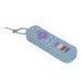 Soft baby bite bag made of silicone with hanging strap remote-controlled dustproof case for pacifier pens make-up brushes multifunctional storage bag with large dark blue