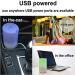 100ml USB Mini Essential Oil Diffuser - Cool Mist Humidifier with Auto Off 7 LED Lights & 4 Timer Settings | Ideal for Home Office Car & Travel - Buy Online on GoSupps.com