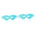 FRCOLOR 2 Pieces ice mask warm cold eye masks comfortable eye mask eye mask eye patch surface mask eye patches warm and cooling eye mask eye patch with cold compress gel Skyblue