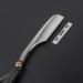 Professional Stainless Steel Straight Razor for Men | Black Barber Shaver for Home Salon Grooming - Buy Online on GoSupps.com