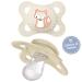MAM Day & Night Silicone Pacifier Set for 0-6 Months | 4 Pacifiers + 2 Sterilized Transport Boxes - International Shipping Available - Buy Online on GoSupps.com