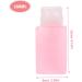 minkissy Nail Oil Pink Nail Polish Nail Polish Remover Dispenser Pump Dispenser Nail Polish Remover Pump Makeup Remover Dispenser Plastic Travel Powder Pump Manicure 6x5x13cm Pink - Buy Online on GoSupps.com