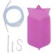 Pssopp Silicone Enema Bag Kit - Professional Colon Cleansing Set | Safe & Harmless Health Care - Purple - Buy Online on GoSupps.com