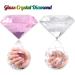 2 Colors Nail Art Glass Display Nail Art Display Glass Crystal Diamond Hand Model Shoot Ornament Manicure Accessories(White) - Buy Online on GoSupps.com