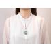 XIANNVXI Crystal Crescent Moon Necklace for Women - Tree of Life Wire Wrapped Healing Aventurine Pendant | Reiki Spiritual Jewelry - Buy Online on GoSupps.com
